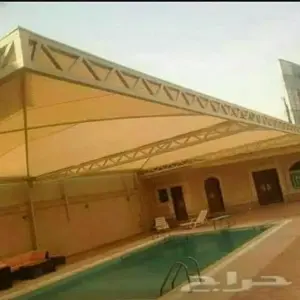 0033 شبوك ساندوتش بانل مظلات سواتر | مظلات