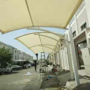 0203 شبوك ساندوتش بانل مظلات سواتر | مظلات سيارات