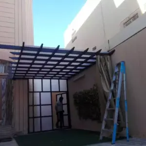 0267 شبوك ساندوتش بانل مظلات سواتر | برجولات