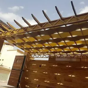 0274 شبوك ساندوتش بانل مظلات سواتر | برجولات