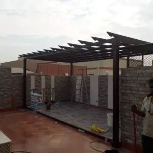0287 شبوك ساندوتش بانل مظلات سواتر | برجولات