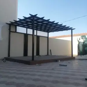 0395 شبوك ساندوتش بانل مظلات سواتر | برجولات