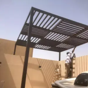 0396 شبوك ساندوتش بانل مظلات سواتر | برجولات