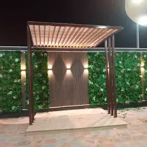 0636 شبوك ساندوتش بانل مظلات سواتر | تنسيق حدائق