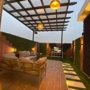 0649 شبوك ساندوتش بانل مظلات سواتر | تنسيق حدائق