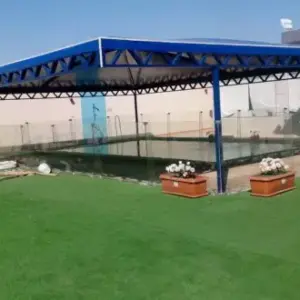 0240 شبوك ساندوتش بانل مظلات سواتر | مظلات مسابح