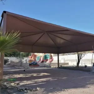 0253 شبوك ساندوتش بانل مظلات سواتر | مظلات مسابح
